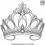 Carnival Tiara Coloring Pages sketch template