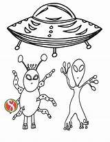 Free Alien Coloring Pages — Stevie Doodles sketch template