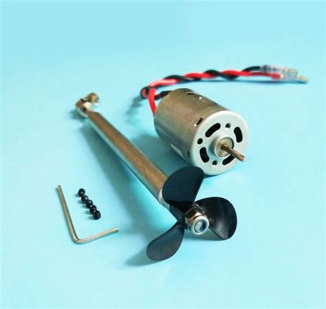 Free Shipping RC Boat 380 Drive Motor Shaft Propeller Kit 4mm Boat ...