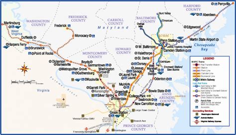MD & VA commuter rail look great together on one map – Greater Greater Washington