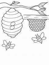 Beehive Coloring Pages Printable For Free Download sketch template
