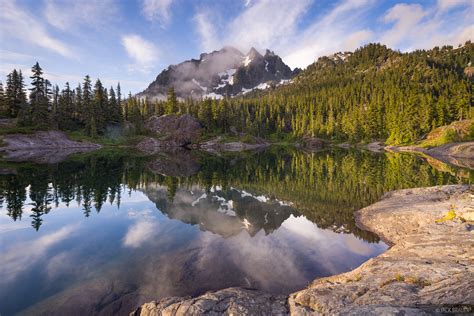 Spectacle Reflection : Alpine Lakes Wilderness, Washington : Mountain Photography by Jack Brauer