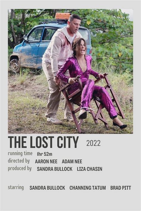 The lost city polaroid poster | Lost city, Movies to watch, Romantic ...