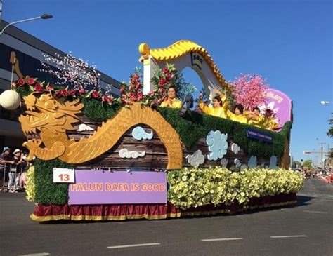 Grand Parade in Toowoomba for the Annual Carnival of Flowers Event