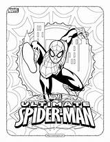 Marvel Ultimate Spider Man Coloring Sheet sketch template
