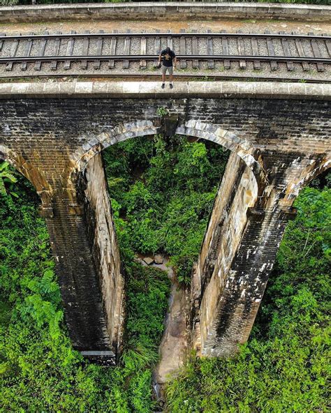 📍Ninearch Bridge. . Tucked away in the mountainous village of Ella ...