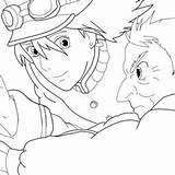 Ghibli Studio Coloring Pages Anime Colouring Coloriage Sheets Ausmalen  sketch template