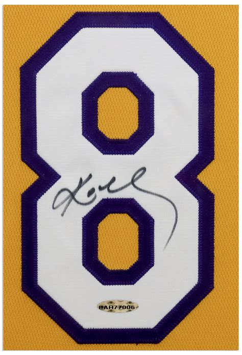 Lot Detail - Kobe Bryant Signed #8 Jersey -- With Upper Deck Authentication