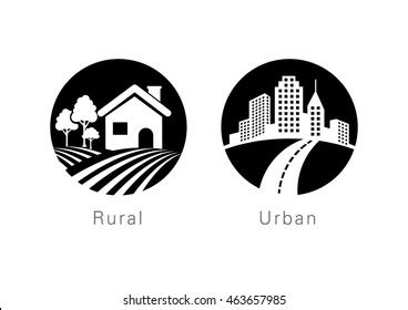 7,454 Rural and urban icon 图片、库存照片和矢量图 | Shutterstock