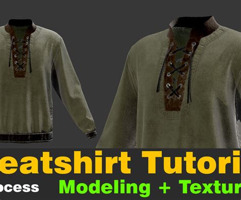 ArtStation - Sweatshirt+tutorial | Tutorials