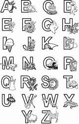 Online coloring Pages Coloring Page English alphabet letters  sketch template