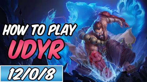 HOW TO PLAY UDYR | Build & Runes | Diamond Commentary | Spirit Guard Udyr | League of Legends ...