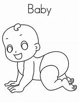 Free Printable Baby Coloring Pages For Kids sketch template