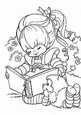 Rainbow Brite  Love To Read With Romeo Coloring Page sketch template