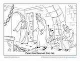 Peter Was Rescued From Jail Archives  Childrens Bible Activities sketch template