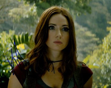 Karen Gillan JUMANJI NEXT LEVEL in Person Signed Photo - Etsy