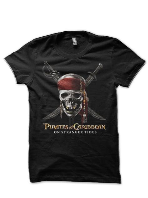 Pirates Of The Caribbean Black T-Shirt | Swag Shirts