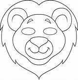 Jungle Masks sketch template