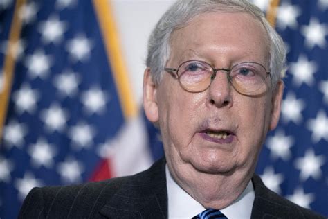 Why are Mitch McConnell’s hands blue?