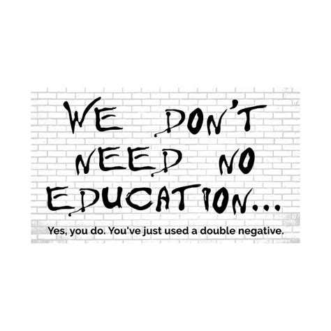 We don't need no education - Pink Floyd - T-Shirt | TeePublic