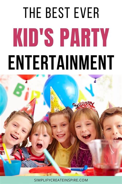 20 unique kids party entertainment ideas for all ages – Artofit