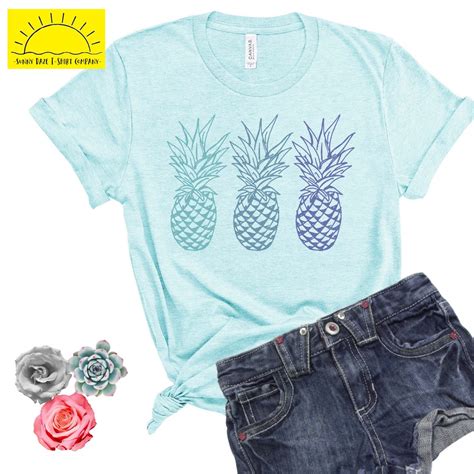 Pineapple Shirt Pineapple Graphic Shirt Pineapple Cute - Etsy