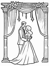 Realistic Traditional Wedding Coloring Page · Creative Fabrica sketch template