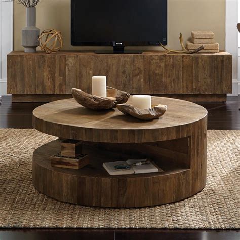 Weston Round Coffee Table | Living room coffee table, Round wood coffee table, Round wooden ...