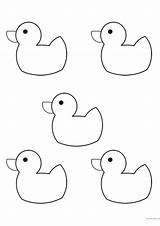 Coloring Pages  Rubber Duck For Kids sketch template