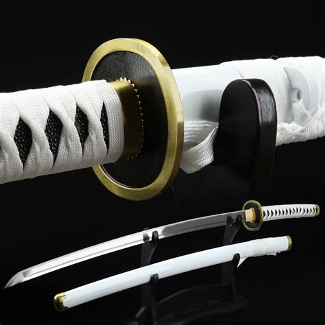 One Piece Roronoa Zoro Wado Ichimonji Real Katana Samurai Sword Replica ...