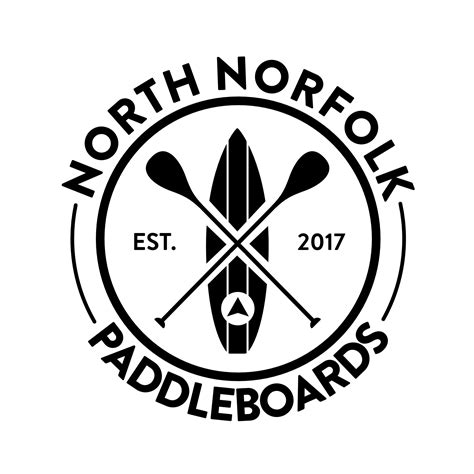 northnorfolkpaddleboards logo | Sticker design, Hiking logo, Paddle ...