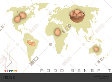 World Map Egg Production Vector & Photo | Bigstock