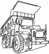 Free Dump Truck Coloring Sheets – ColoringMecom sketch template