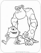 Monsters inc Coloring Pages  Disneyclipscom sketch template