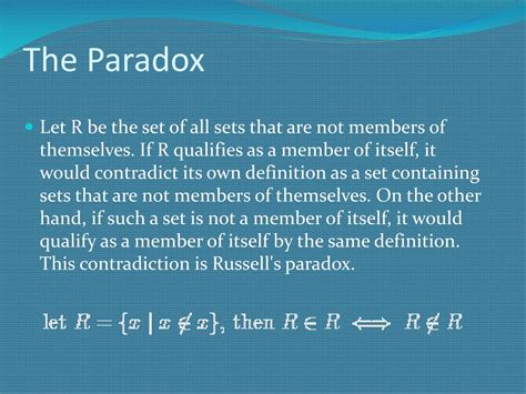 PPT - Russell’s Paradox PowerPoint Presentation, free download - ID:9122446