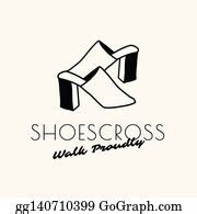 2 Shoescross Clip Art | Royalty Free - GoGraph