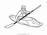 Paddle Sports 1 Coloring Page For Kids  Free Printable sketch template