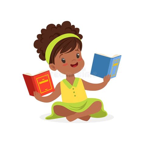 Black Kid Reading Stock Illustrations – 2,041 Black Kid Reading Stock ...