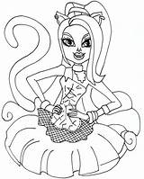 Monster High Printable Coloring Pages sketch template