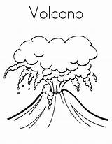 Free Printable Volcano Coloring Pages For Kids sketch template
