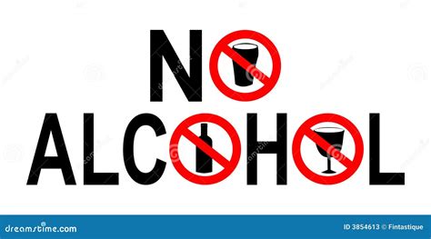 No Alcohol Sign Stock Photos - Image: 3854613