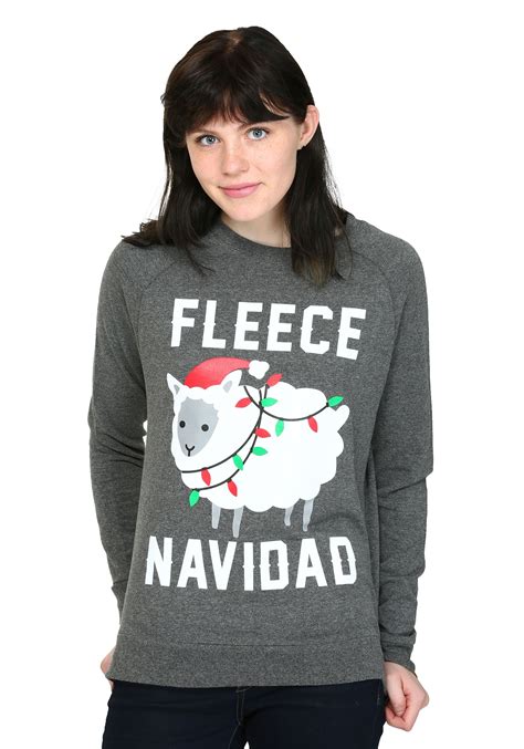 Fleece Navidad French Terry Pullover Juniors