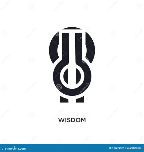 Wisdom Isolated Icon. Simple Element Illustration from Zodiac Concept ...