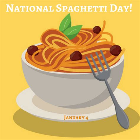 Jan. 4 - National Spaghetti Day! - myorthodontists.info