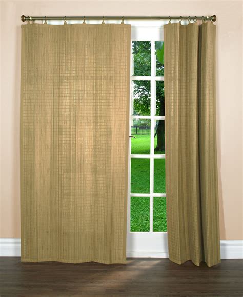 Versailles' Bamboo Wood Curtain Ring Top Panel (40in x 84in) - Walmart.com