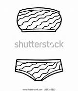 Bikini Coloring Things Pages Printable Favorite Girls Template Sketch  sketch template