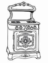 10  Free Printable Stove Coloring Pages For Creative Fun sketch template