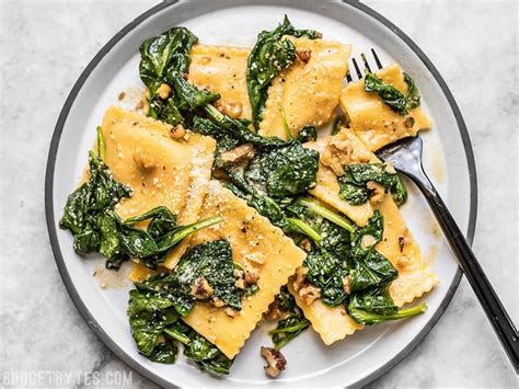 Ravioli with Sage Brown Butter Sauce - Budget Bytes