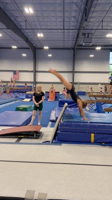 Gymnastics Training Center on Instagram: "Front handspring vault progression . . . #vault # ...