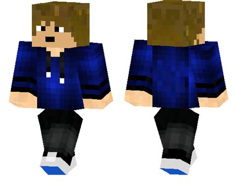 Blue Hoodie Guy | Minecraft PE Skins